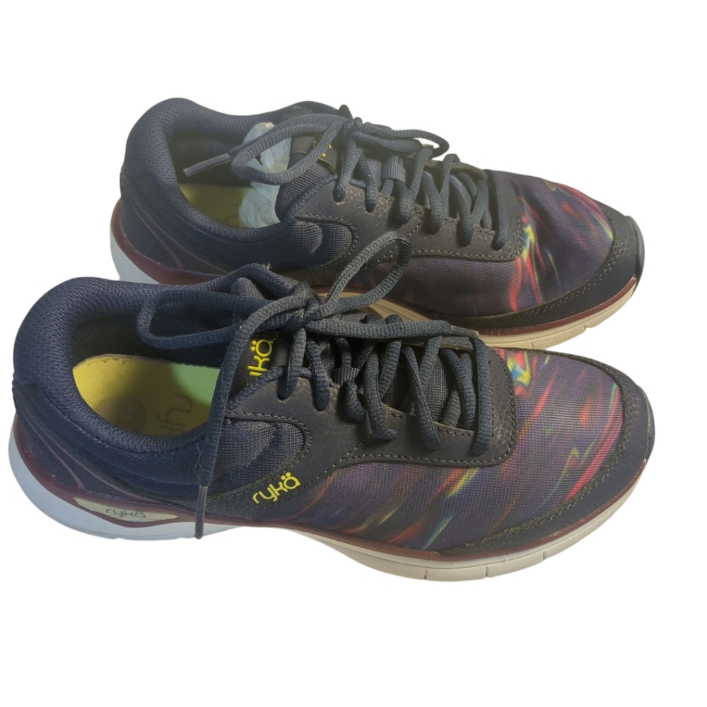Ryka Raze Walking/ Training Shoe Sneakers SZ 8.5 Navy Multicolor